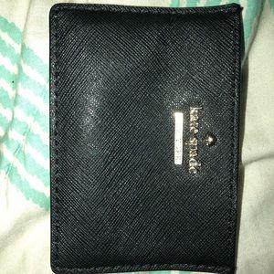 Kate spade black card holder